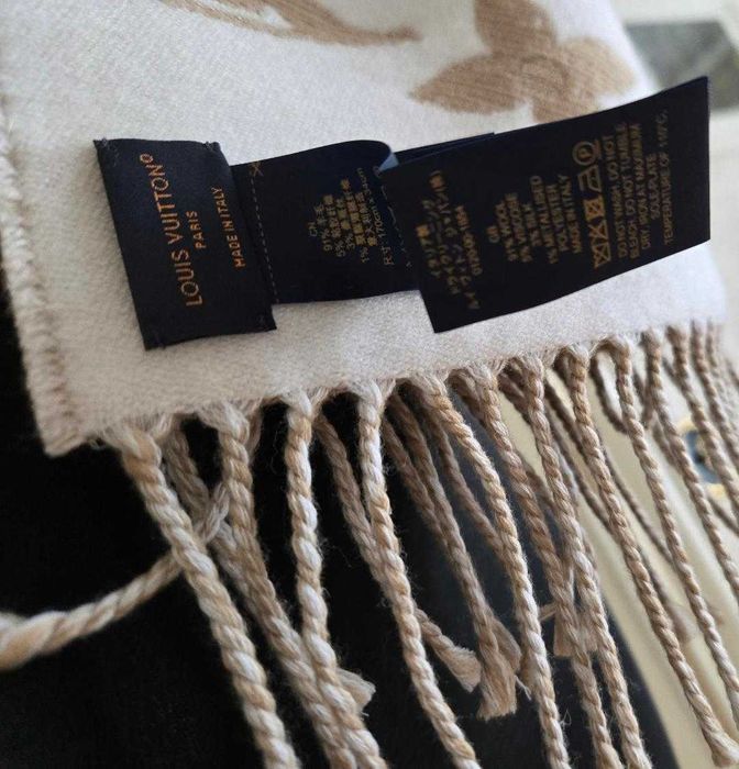 Nowy szal dwustronny Louis Vuitton