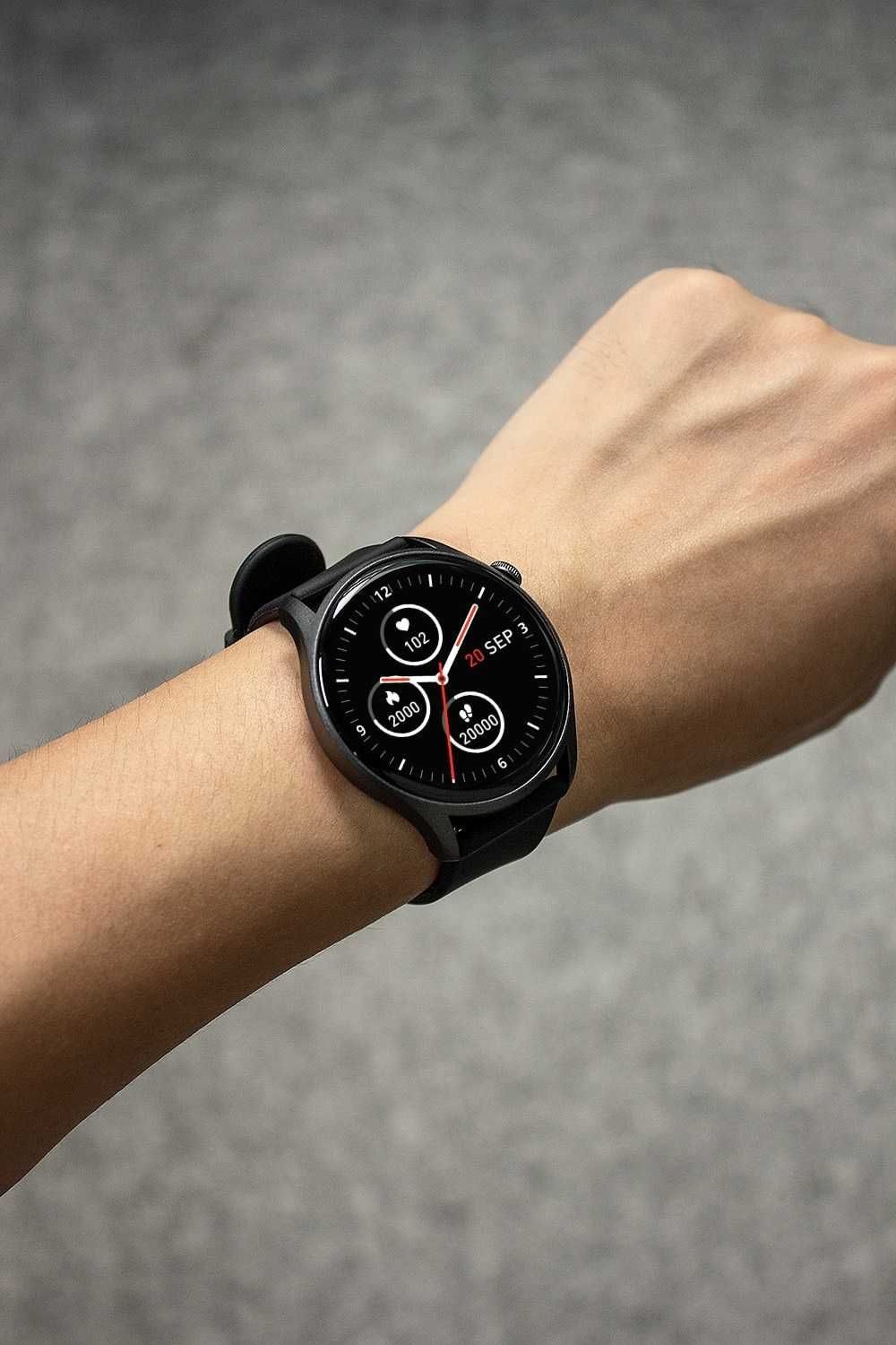 SmartWatch SKY 8 kroki, kalorie, tętno, ciśnienie, powiadomienia, PL.