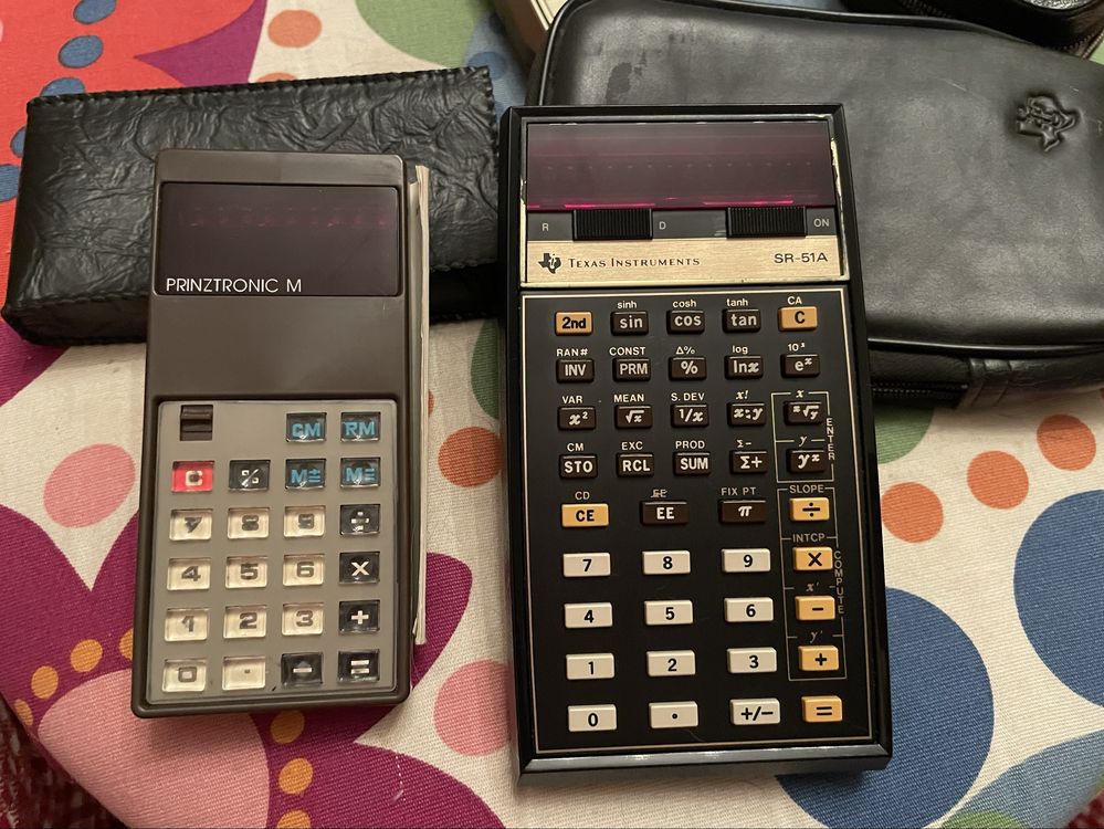 Calculadoras vintage