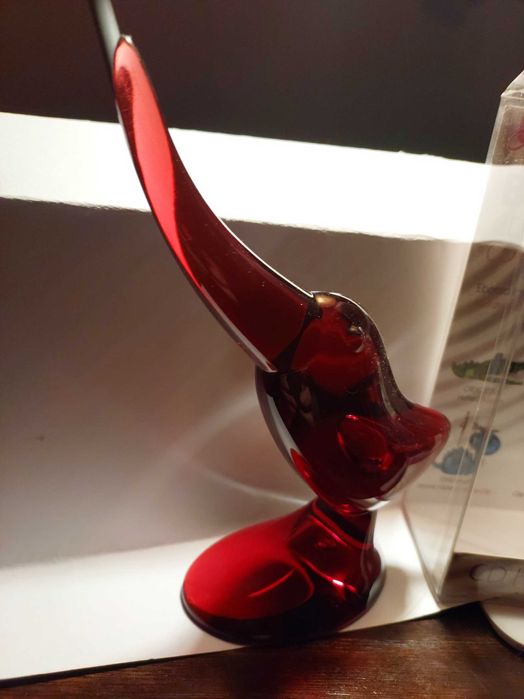 Stojak na  pierścionki lub CD ptak -tworzywo Nowy