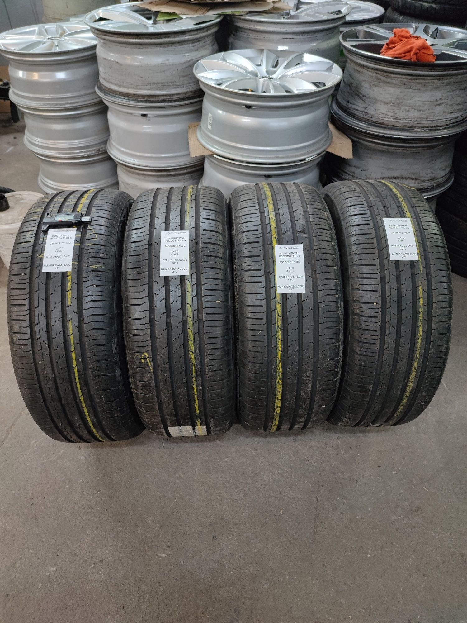 Opony letnie 235/55R18 100V Continental EcoContact 6 2019r