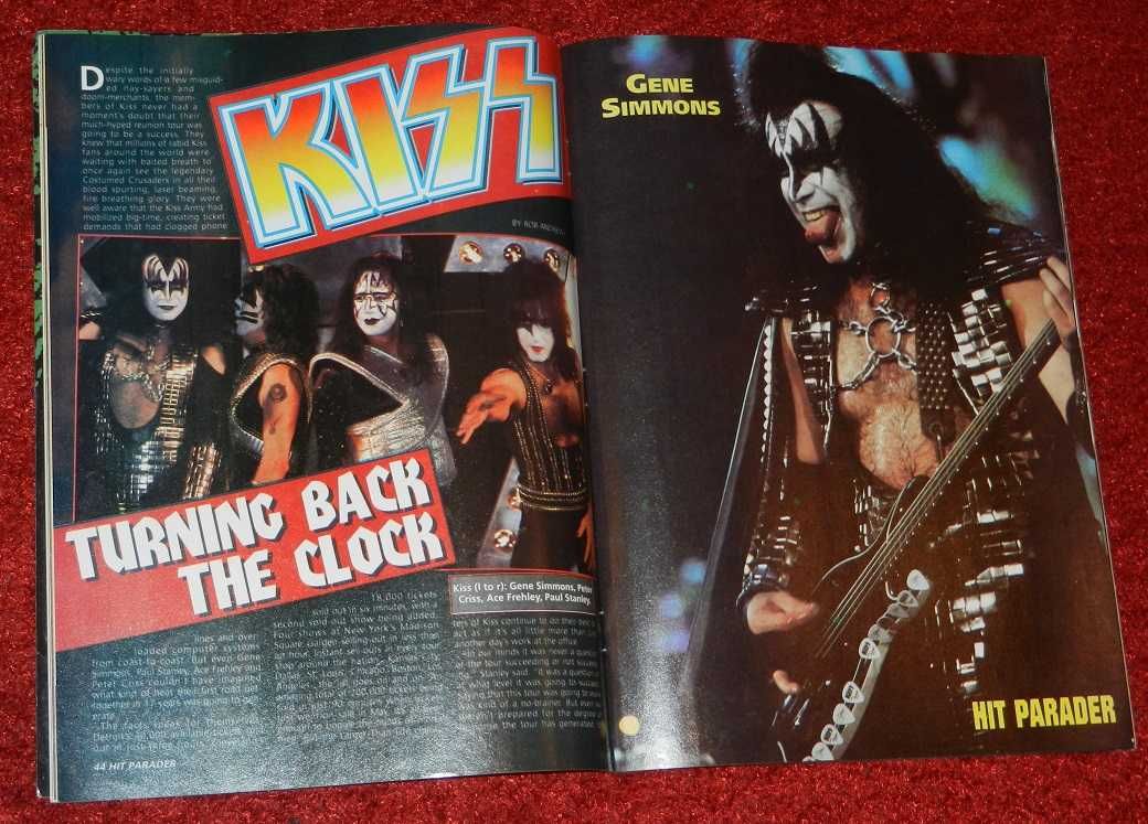 Kiss zestaw czasopism z lat 1996/97