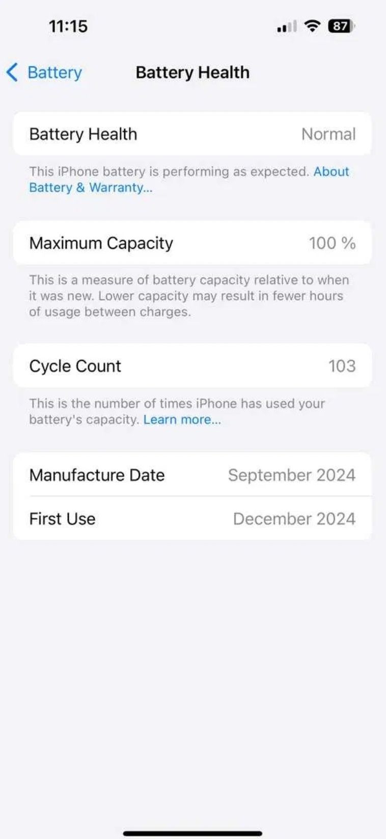 Iphone 16 Black 128 GB Чорний