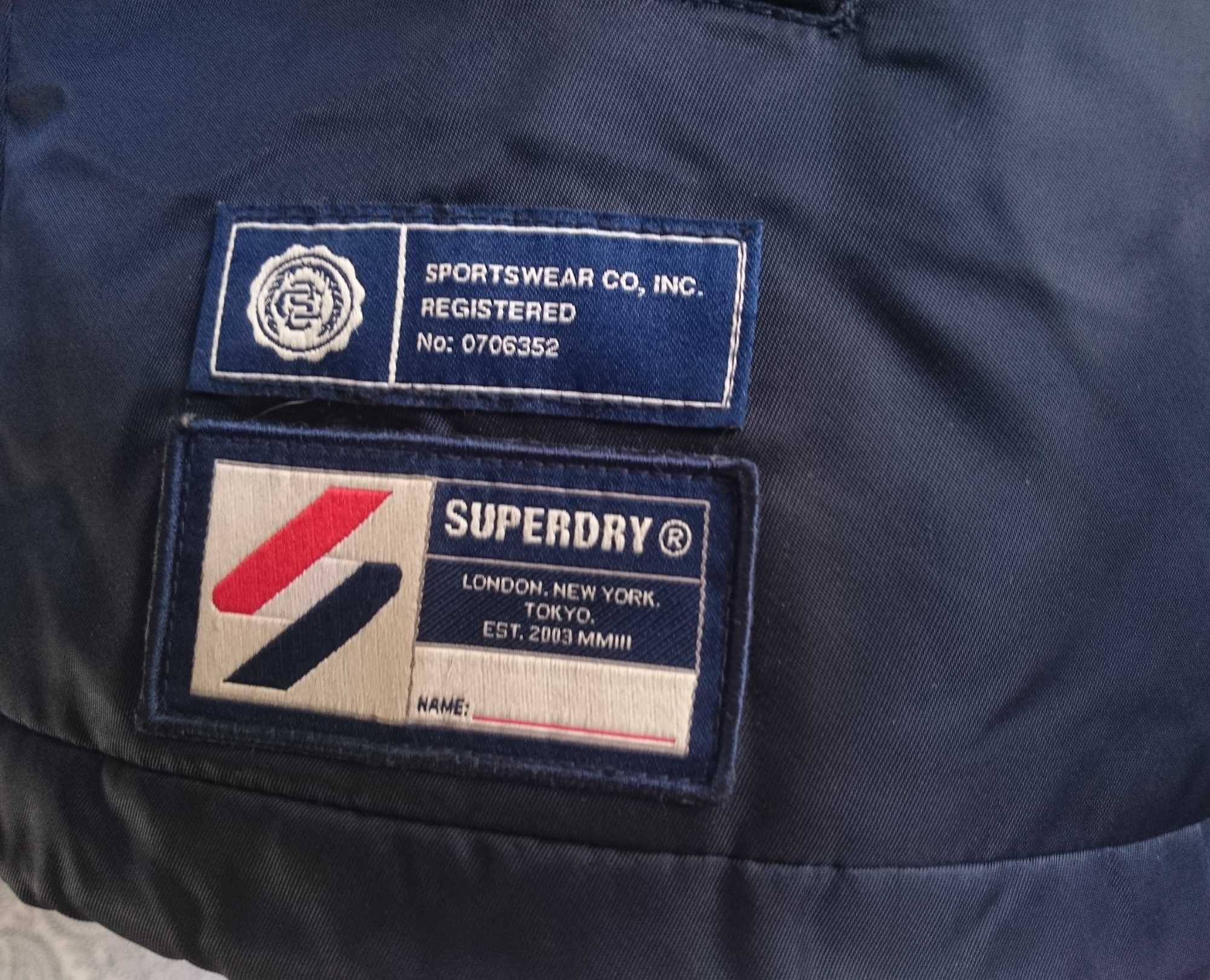 granatowa kurtka Superdry rozm. XL