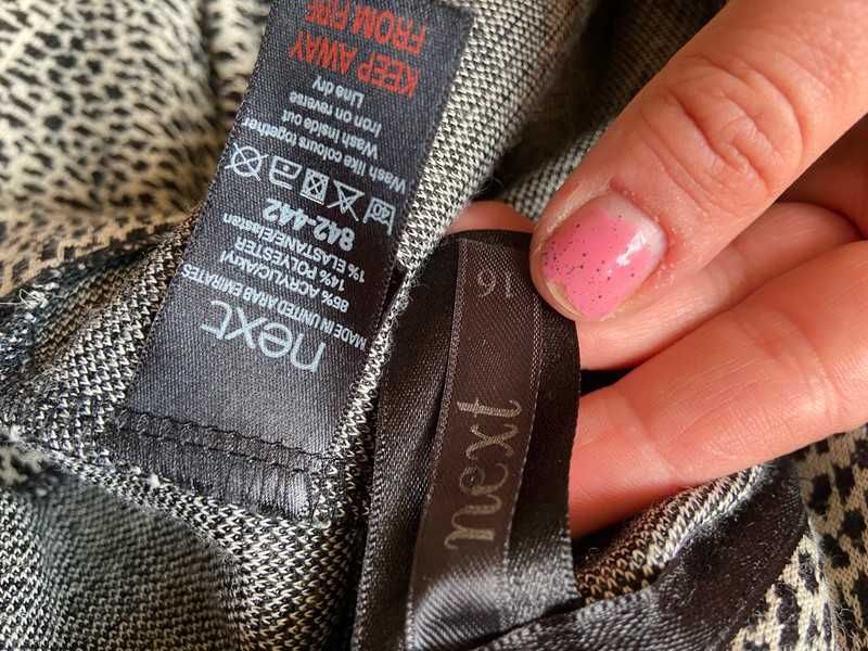 44 46 xxl +size zakiet panterka animal print centki blazer narzutka