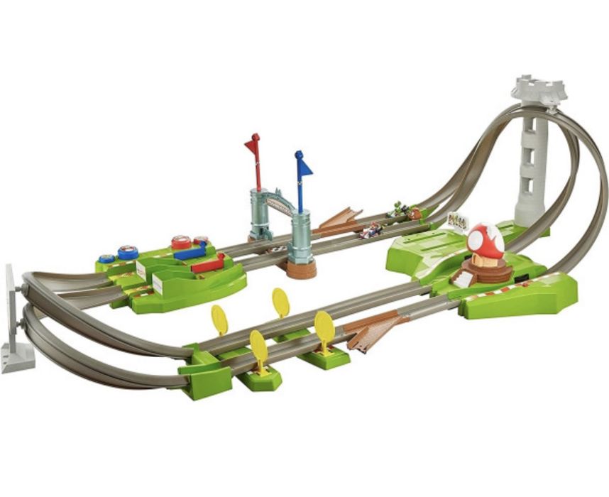 Трек Марио Карт Круговая трасса Hot Wheels Mario Kart (GCP27) !