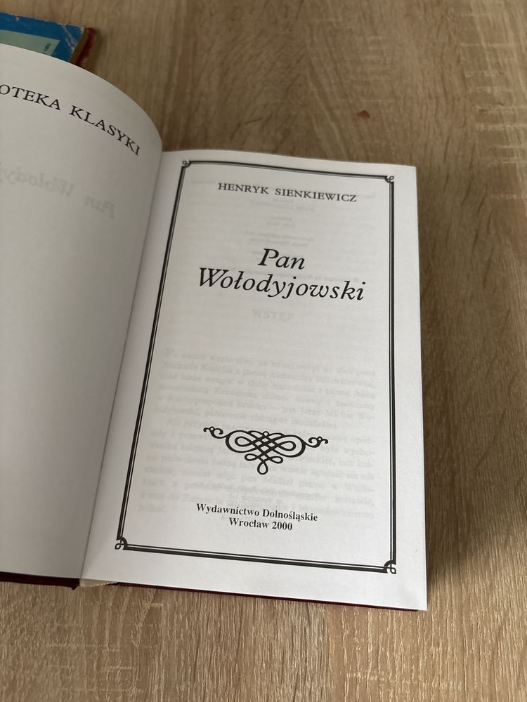 Sienkiewicz pan wołodyjowski wydawnictwo dolnoslaskie