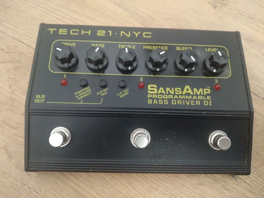 Tech 21 NYC SansAmp Programmable Bass   preamp do gitary basowej