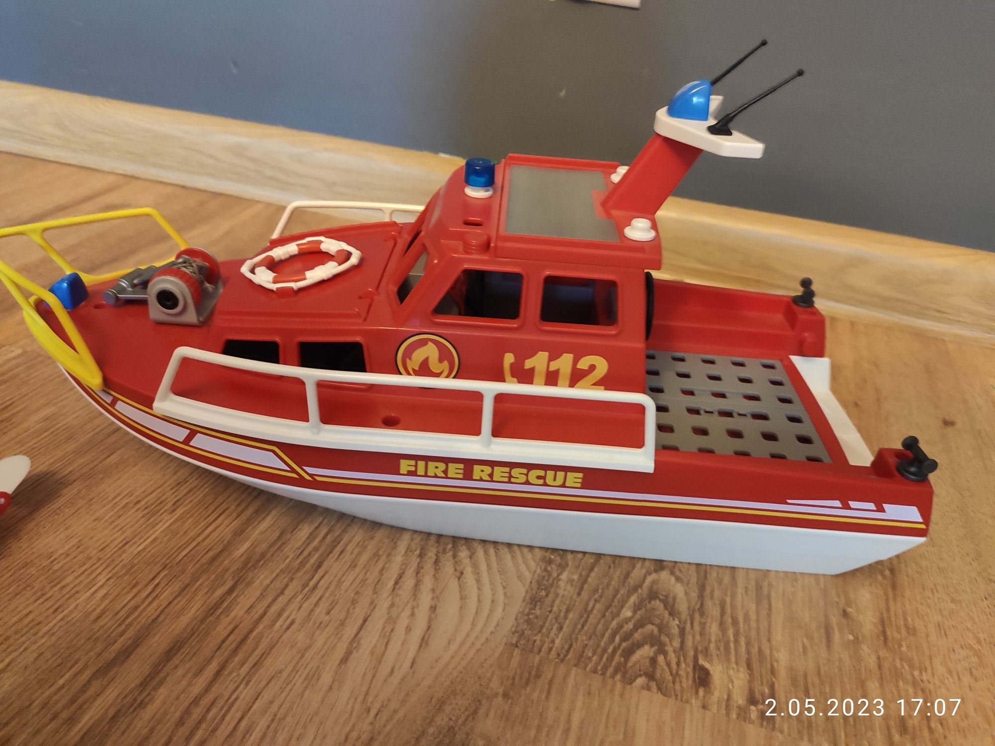 Łódź ratownicza straży pożarnej 7014 Playmobil7