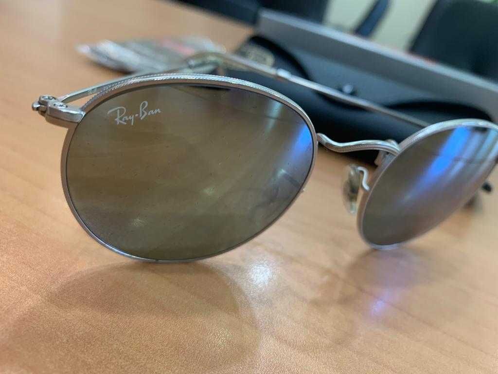 Óculos Ray Ban prateados