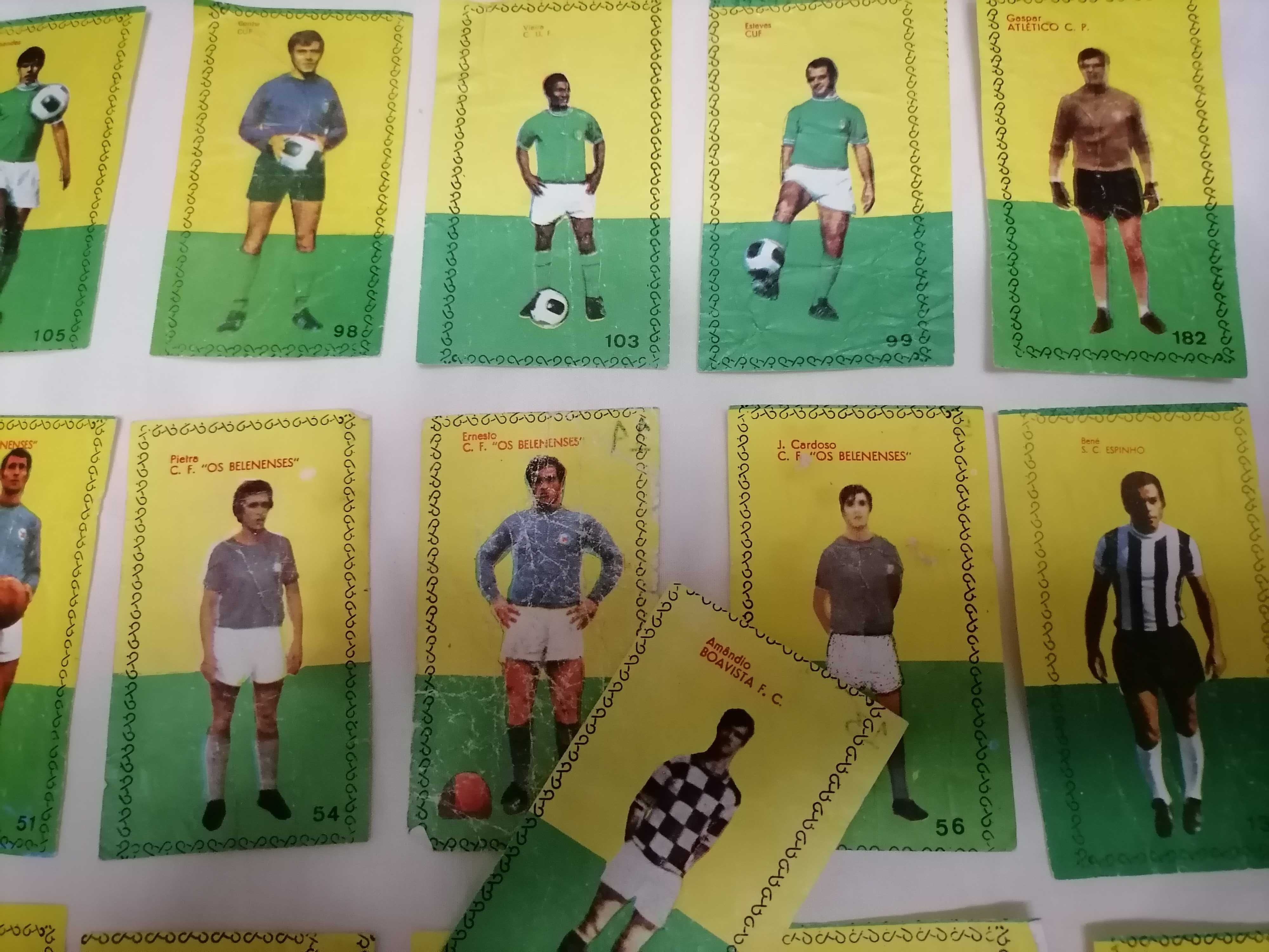 Cromos Caramelos GRANDE GOLO 1974/75 Editora Jaime H. David