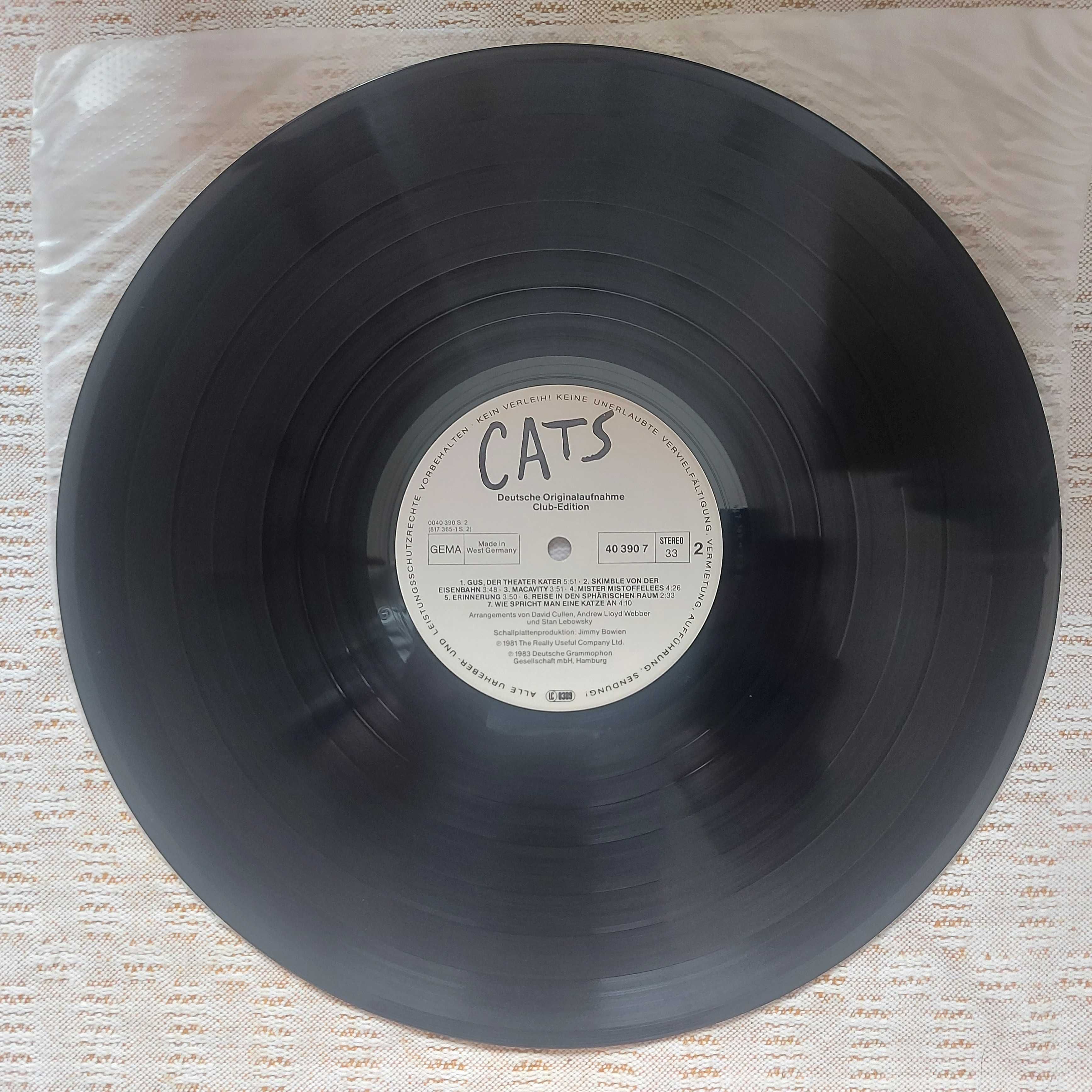 Soundtrack Cats (Deutsche Originalaufnahme) 1983  Ger VG/VG+
