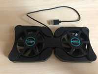 Foldable Laptop Cooling Pad With Dual Fan Mini Laptop Cooling Pad