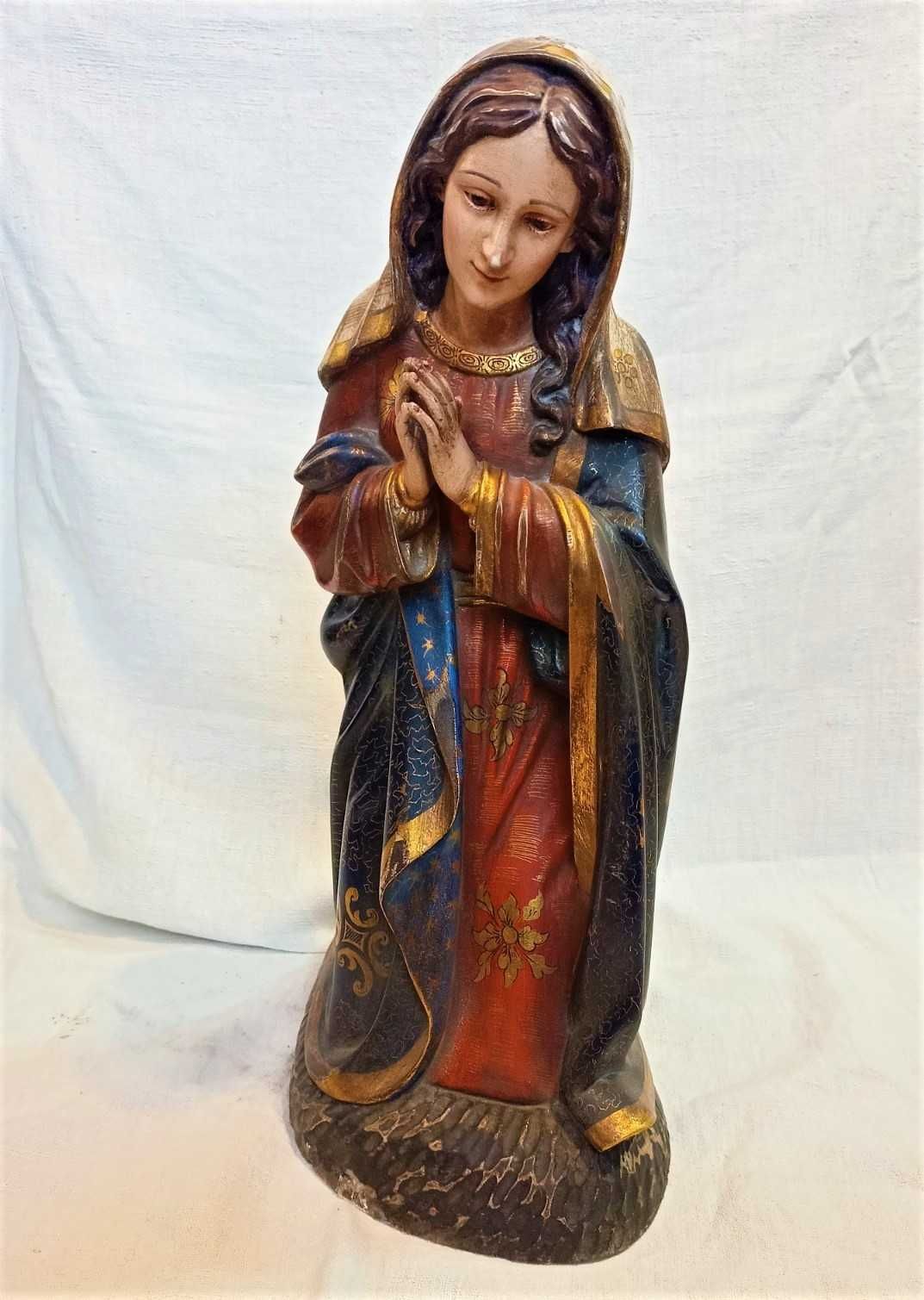 Figura Maria Madeira Policromada