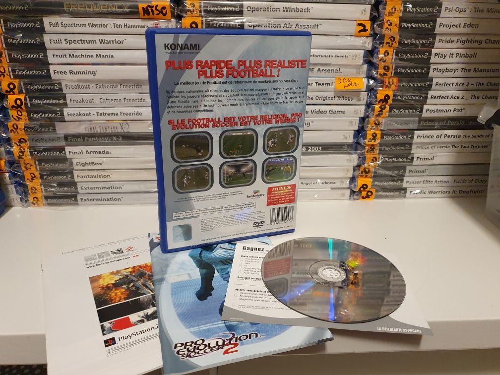 Gra gry Ps2 playstation 2 PES 2 Pro Evolution Soccer 2002 jak nowa