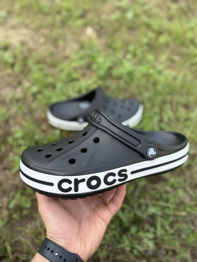 Купить кроксы розовые crocs bayaband pinck жіночі рожеві крокси