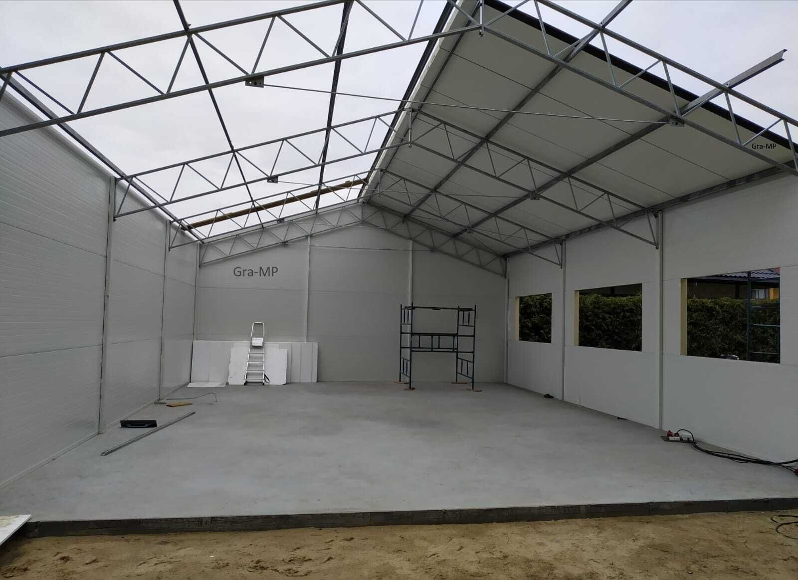 Konstrukcja stalowa 8x19m ocynkowana magazyn hala wiata garaż warsztat