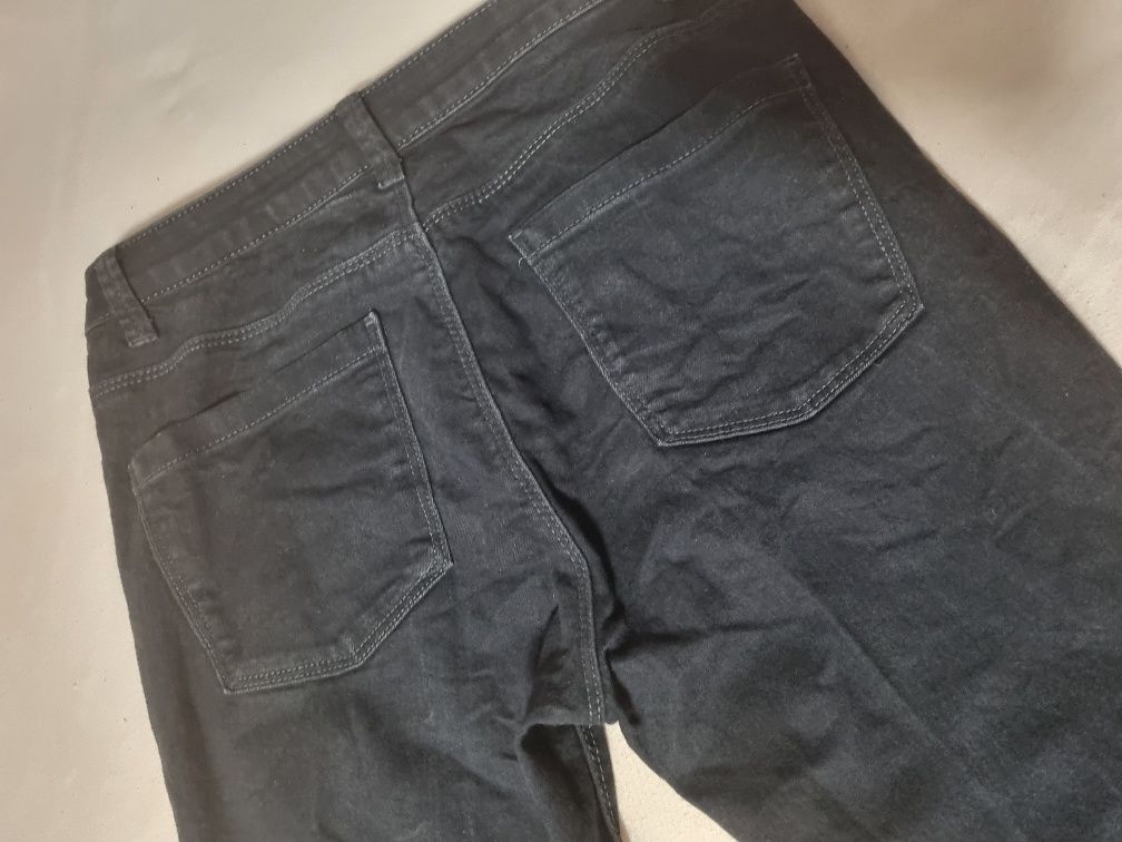 Spodnie czarny jeans 38