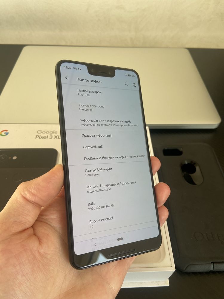 Google Pixel 3 XL 64Gb Black Neverlock