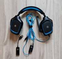 Słuchawki Logitech G430 z Mikrofonem, przewodowe 7.1 | B.Dobre