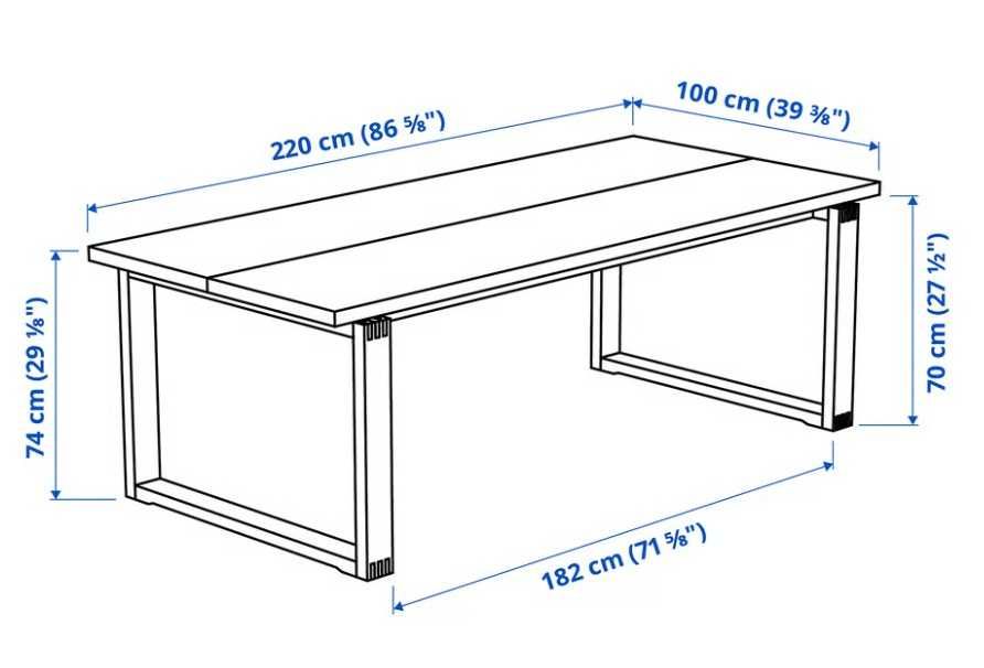 Mesa Morbylanga Ikea