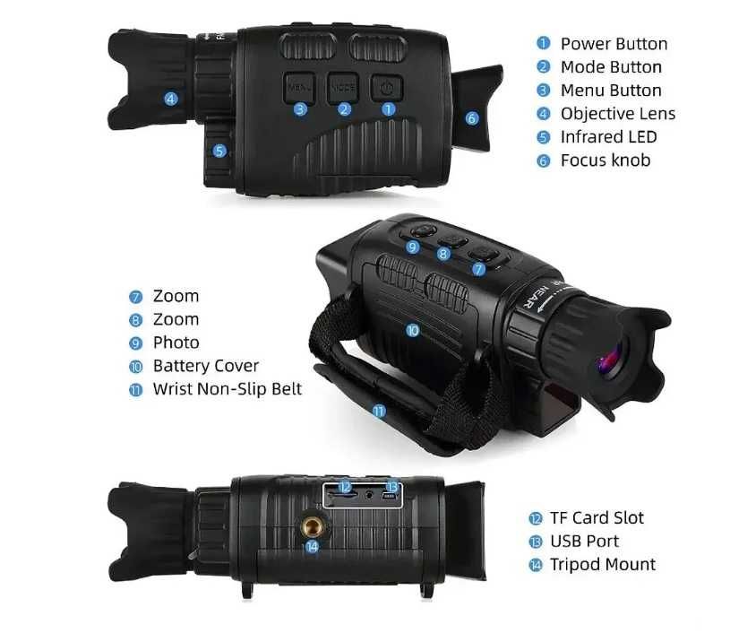 Прилад нічного бачення. монокуляр.