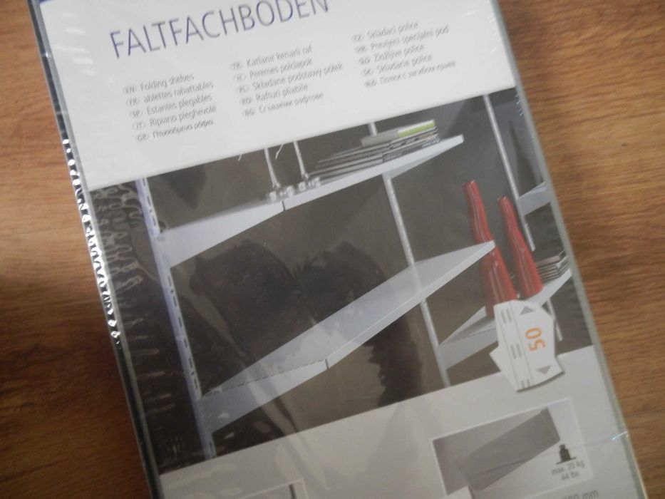 Wyprzedaż:Składana półka 2 szt. półki 80 x 30 cm ,OPIS!