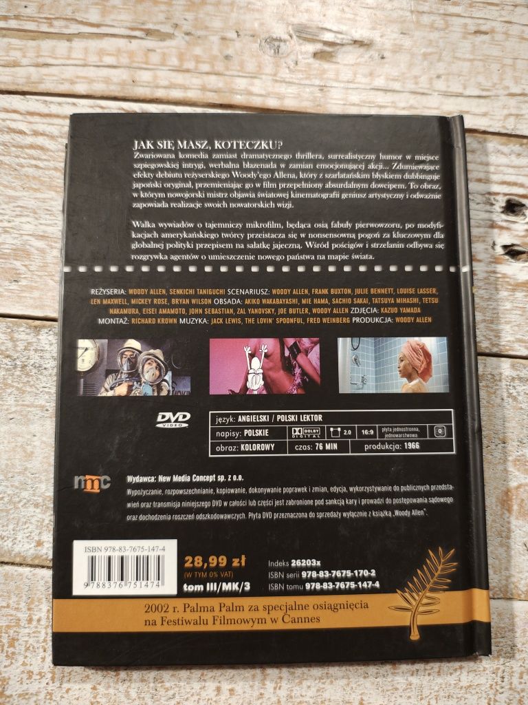 Jak się masz, koteczku ? Woody Allen. Dvd