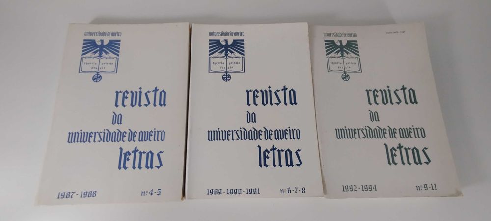 3 Livros Letras Revista da Universidade de Aveiro