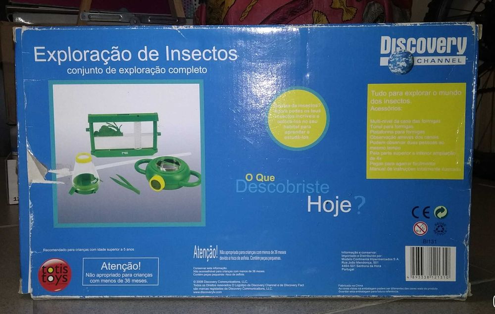 Brinquedo exploracao de insectos