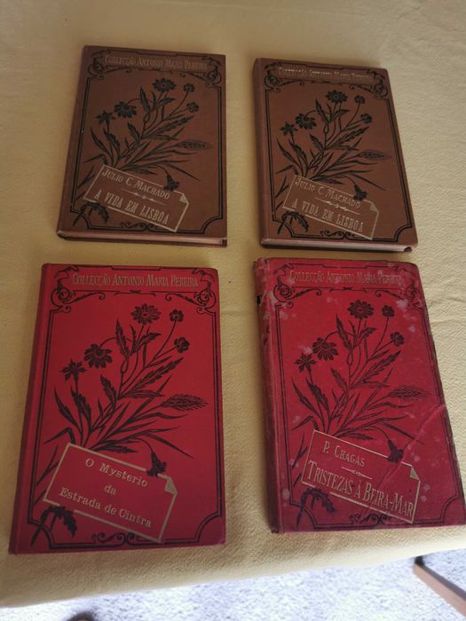 4 livros da colecção António Maria Pereira