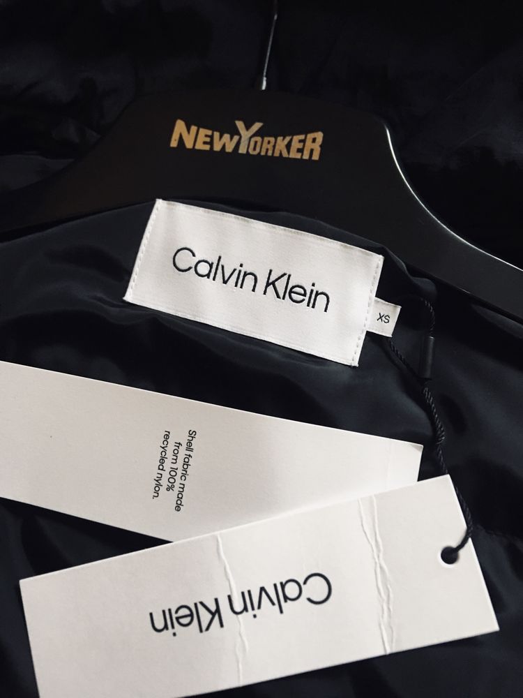 Płaszcz Puchowy Puch Naturalny Calvin Klein