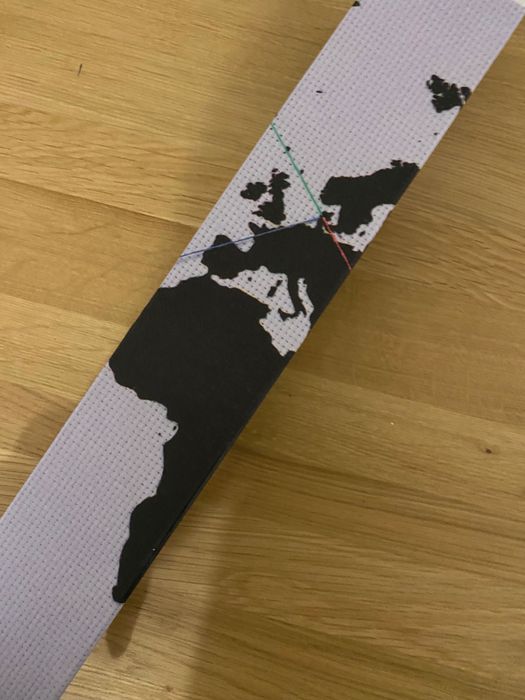 Cross Stitch Map Tiger