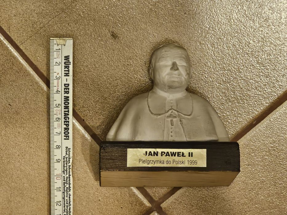 Jan Paweł II - Pielgrzymka do Polski 1999 rok - popiersie figurka
