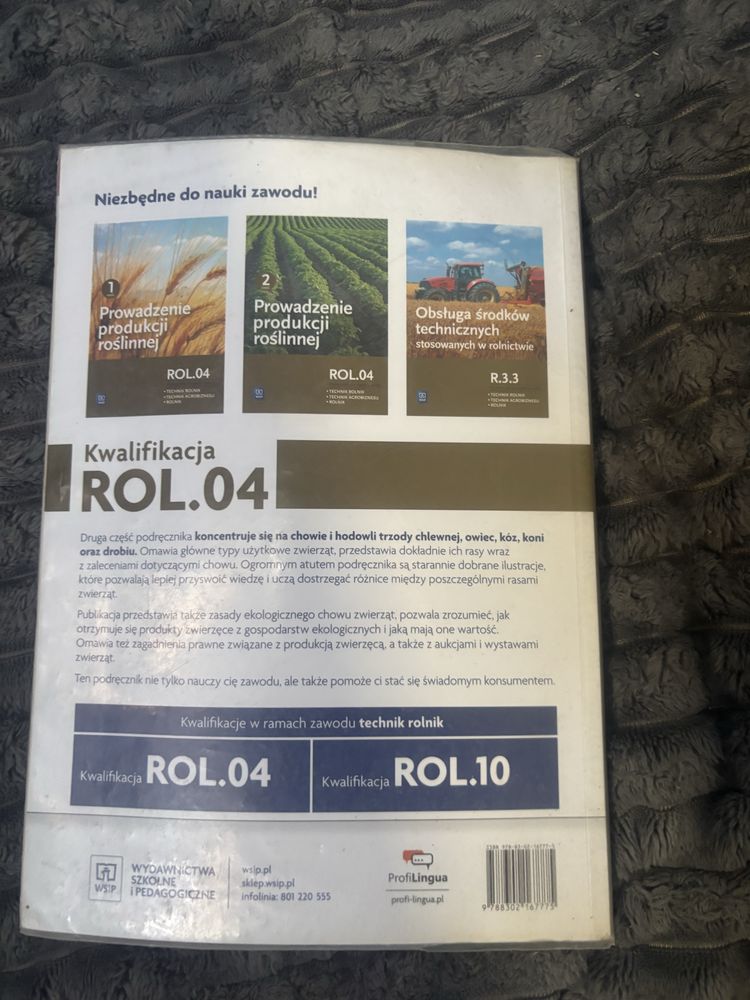 podręcznik Prowadzenie produkcji zwierzęcej 2 ROL.04