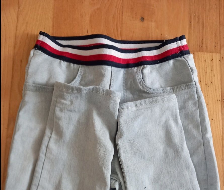 Jegginsy Tommy hilfiger 8- 10 lat 140 cm legginsy jeansy jak nowe