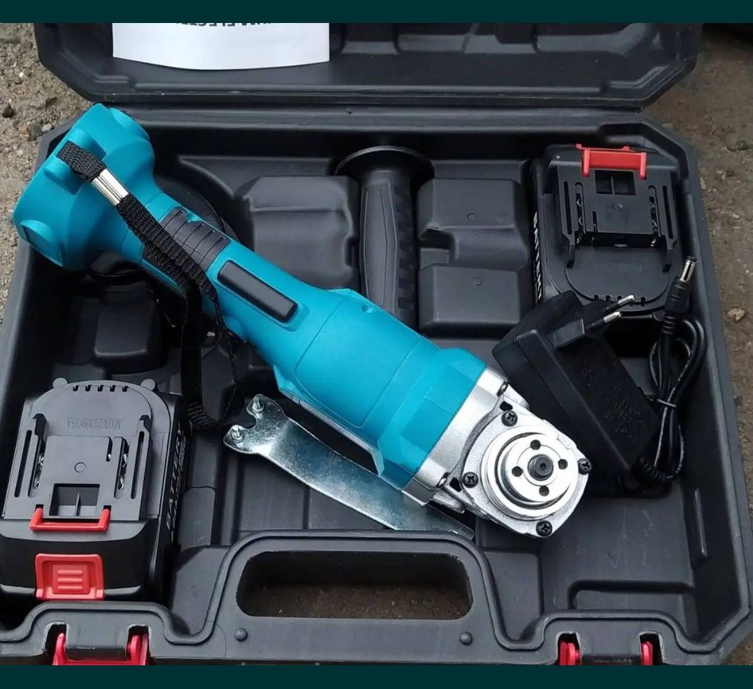 Аккумуляторная болгарка 125мм - угловая шлифмашина 24V BLUE