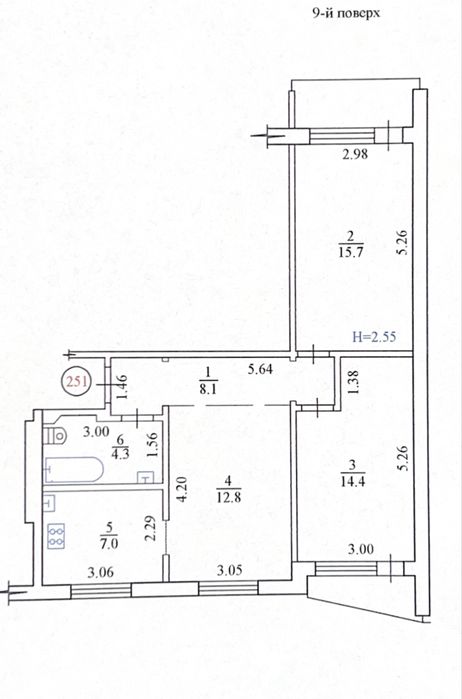 Продам приятную 3 к. кв. от м. Спортивная 1 мин. пешком (сертификат)