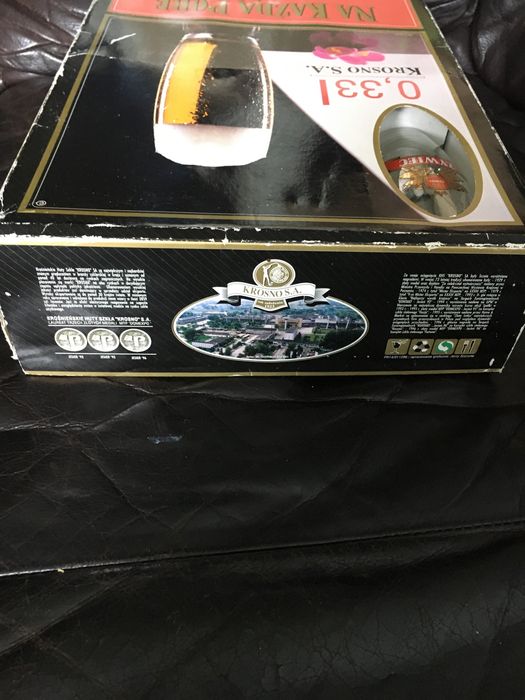 Pokale ŻYWIEC / KROSNO S.A / 0,33 / Nowe / Szklanki do piwa 1996 r