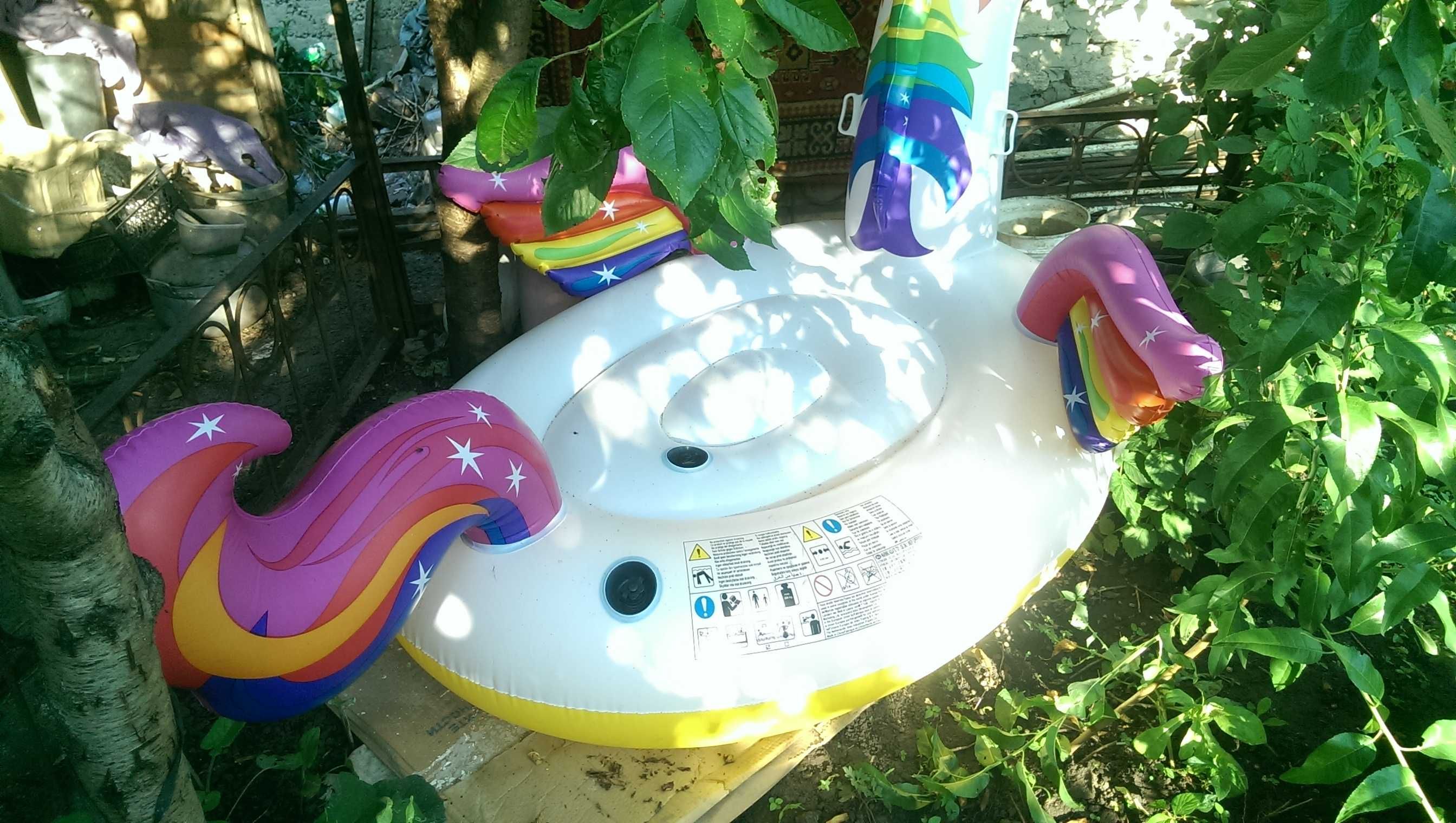 Надувная игрушка Intex, плот для воды, игрушка в бассейн.