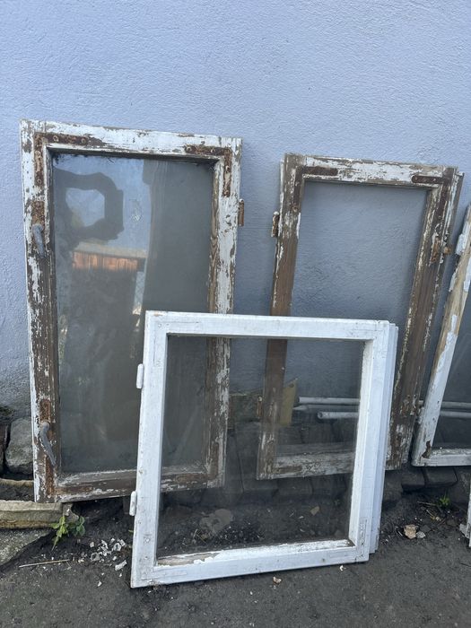 Drewniana rama okienna prowansalski rustykalny DIY vintage home