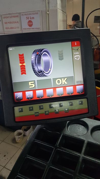 Wyważarka cemb c87 sonar, pneumatyczny uchwyt