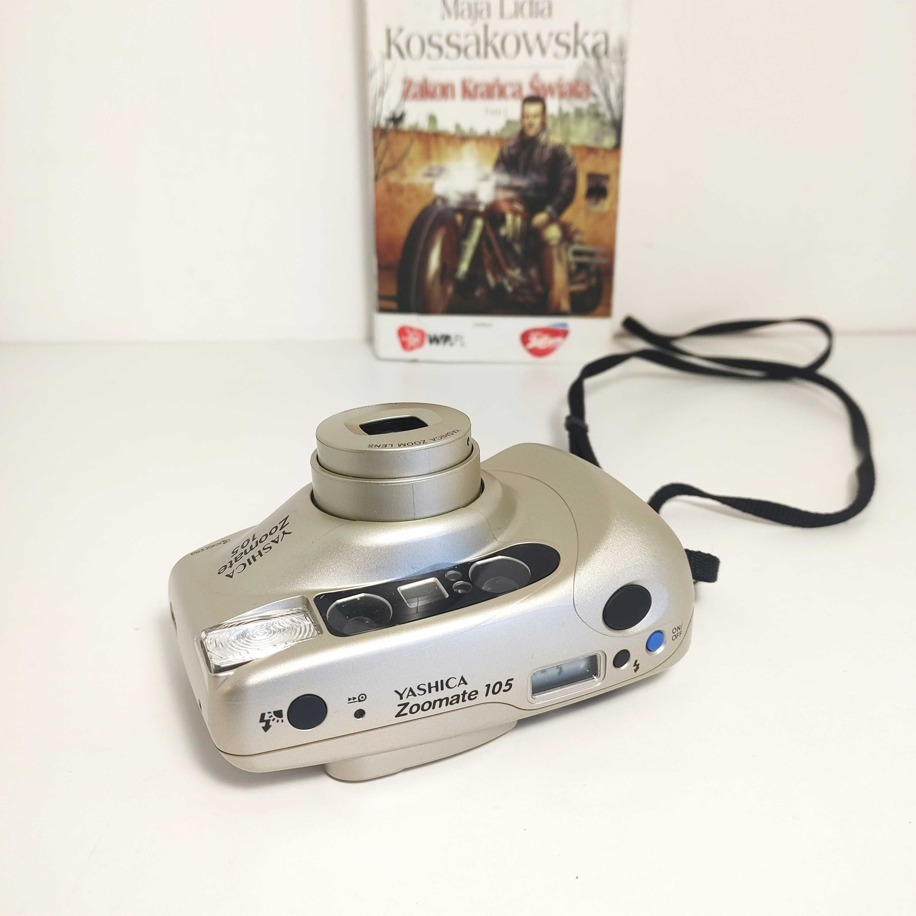 Bardzo ładna niepospolita YASHICA Zoomate 105 Analogowy aparat foto