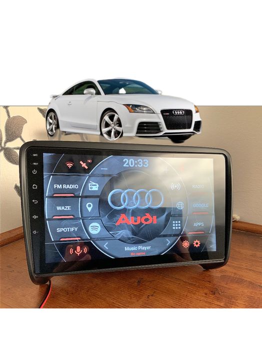 Rádio Android 14 com GPS Audi TT (Artigo Novo)