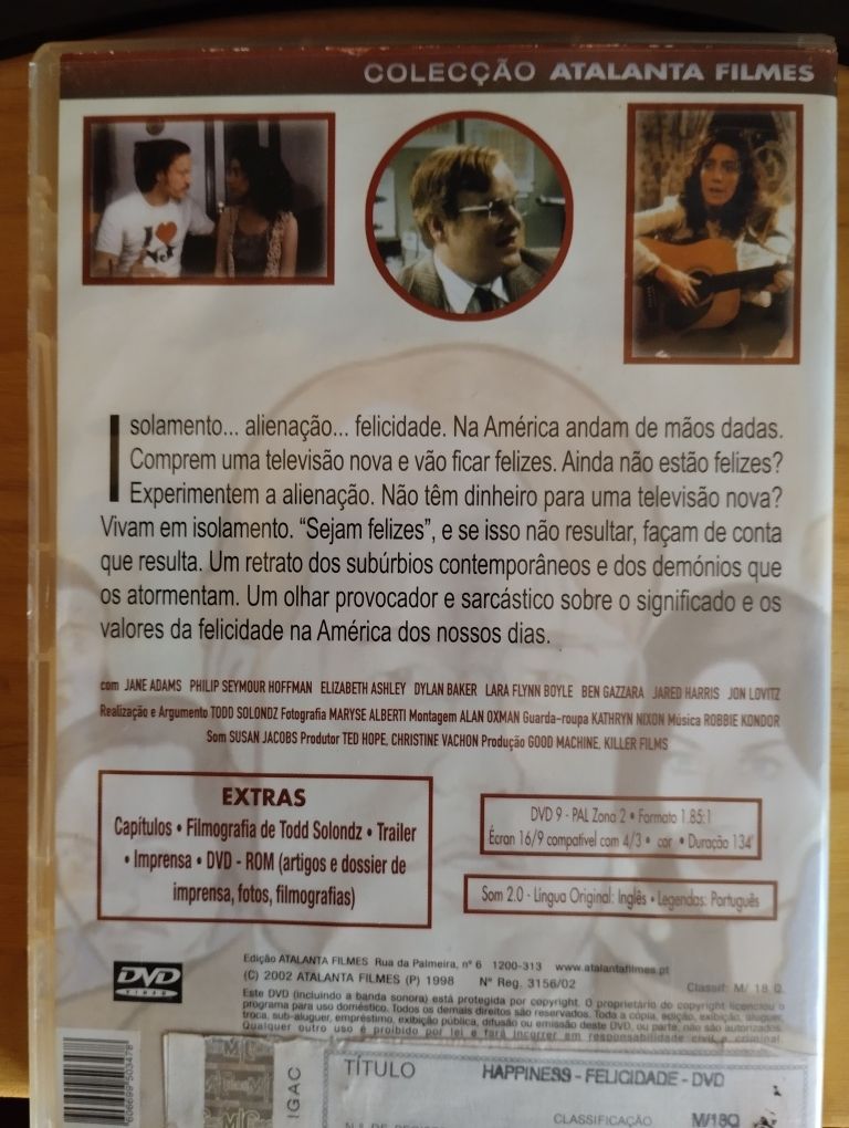 Happiness de Todd Solondz DVD