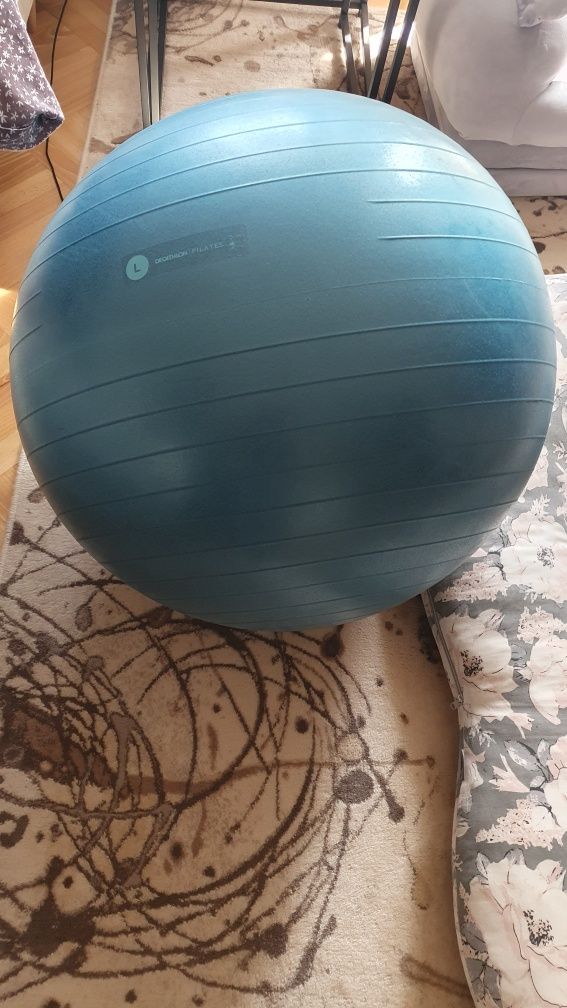 Piłka do pilates Decathlon L plus komplet adapterów