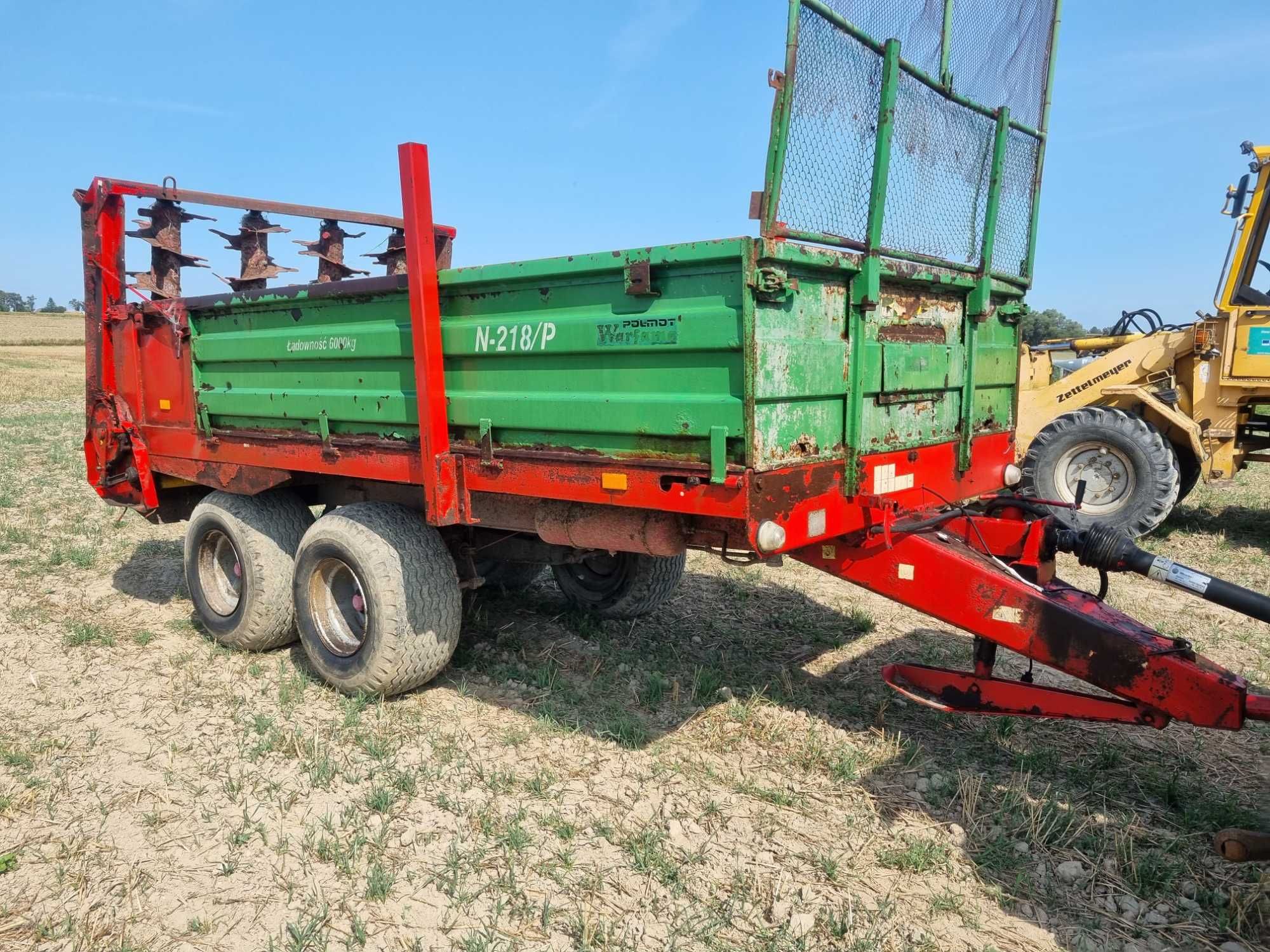 Rozrzutnik obornik 6 ton tandem WARFAMA Agromet fortschritt
