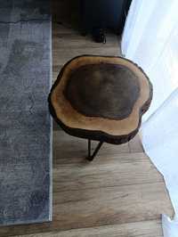 + Stolik stół drewno orzech + loft + modern + + nowy +