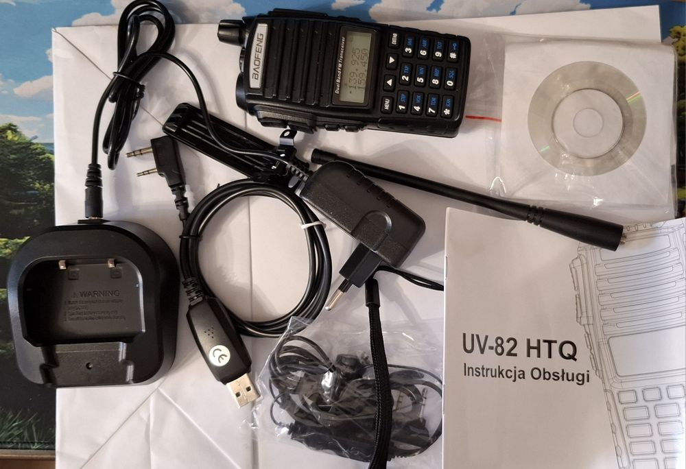 Skaner częstotliwości Baofeng, stan idealny gwarancja
