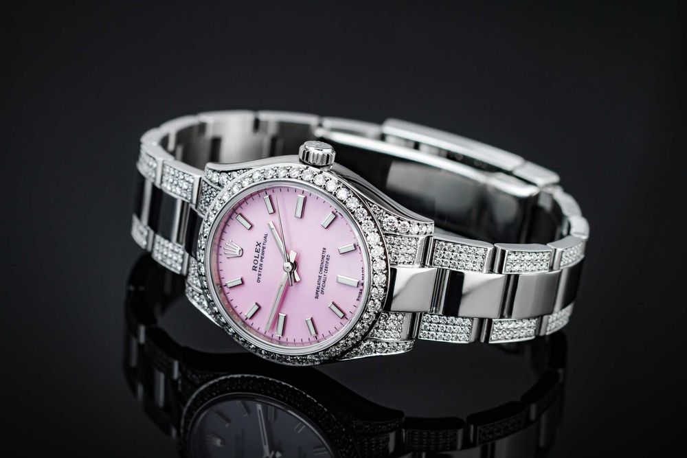 Zegarek Rolex Oyster Perpetual 31mm z diamentami